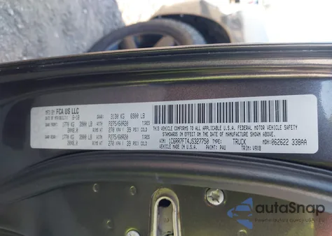 2018 Ram 1500 Express 4X4 6'4 Box from USA, damaged, VIN 1C6RR7FT4JS327750